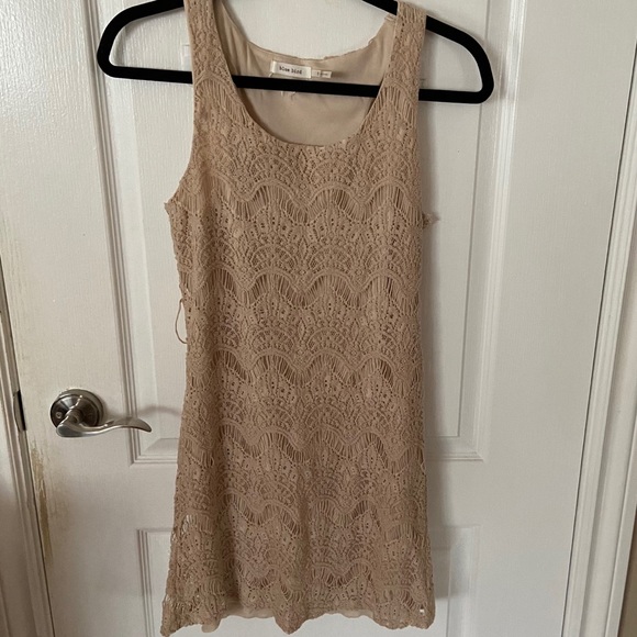 Cream Bohemian Lace Dress - Picture 3 of 6